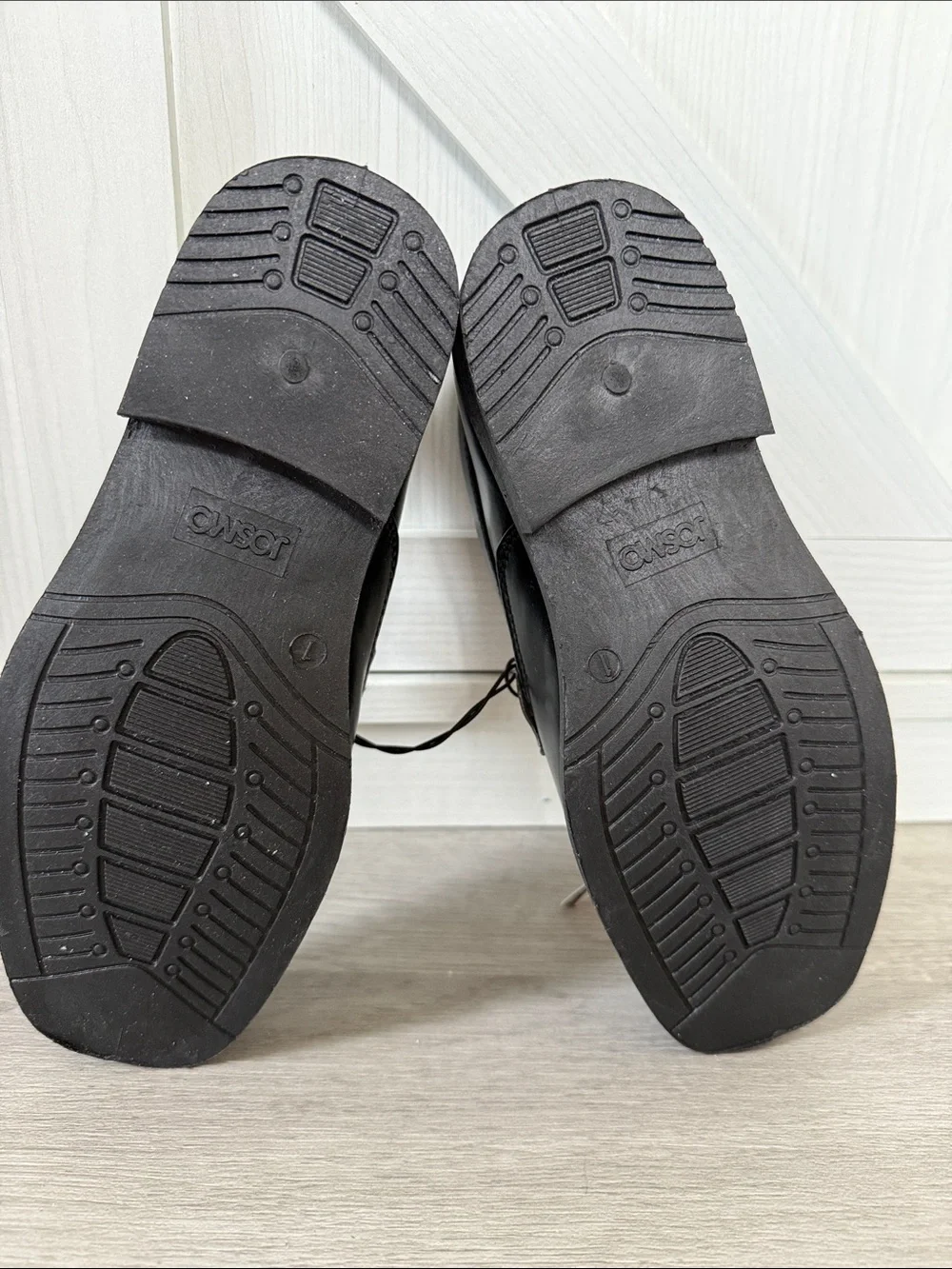 Josmo Black Boys Dress Loafers with Silver Bit